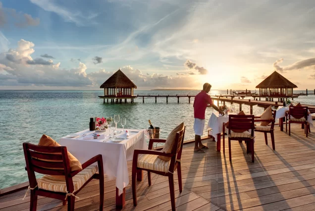 Maldives Paradise with Daily Breakfast, Nightly Dinner, Reef Excursions & Roundtrip Domestic Transfers
